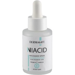 تصویر سرم نیاسید درمالیفت حجم ۳۰ میلی لیتر حاوی نیاسینامید ۱۰% و زینک 