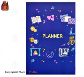 تصویر دفتر فانتزی سیمی برنامه ریزی پلنر روزانه سه ماهه A6 Small Wire Planner Notebook A6