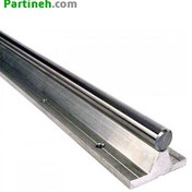 تصویر شفت پایه دار (شفت راهنما) SBC16 Shaft With Support Linear Guide diameter 16mm