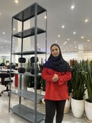 تصویر قفسه فلزی انباری 40 در 95 ارتفاع 3 متری 