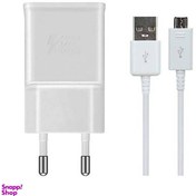 تصویر شارژر دیواری آرسون (Arson) مدل AN-S10+ به همراه کابل تبدیل microUSB 