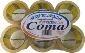 تصویر چسب پهن بی‌صدا کما (coma) مدل ۴۰ میکرون – قدرت چسبندگی بالا و باز شدن بدون صدا 