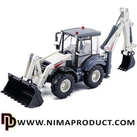 تصویر ماکت فلزی لودر Backhoe Loader مدل KDW 