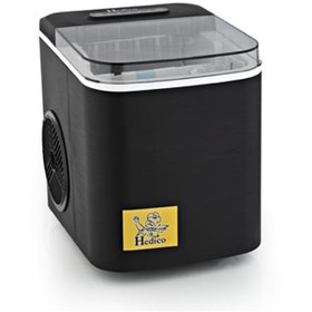 تصویر یخ ساز 12 کیلویی هدیکو بدنه مشکی 