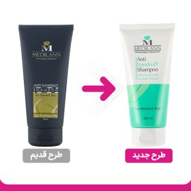 تصویر شامپو ضد شوره موهای معمولی 200میل مدیلن Medilann Zinc Pyrithion 2 Percent For normall Shampoo