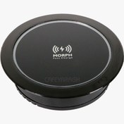 تصویر شارژر وایرلس توکار مورف فکتور مدل BWC.v2 - مشکی Morph Factor built-in wireless charger model BWC1.v2