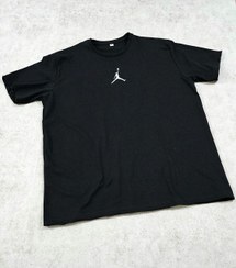 تصویر تشرت مشکی نخ پنبه جردن jordan shirt