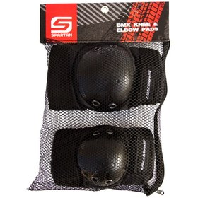تصویر ست پد محافظ زانو و آرنج اسپارتان BMX برند spartan Spartan BMX Knee u0026 Elbow Protective Pad Set