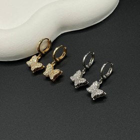 تصویر گوشواره پروانه‌ای 