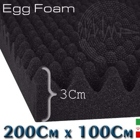 تصویر ACOUSTIC FOAM - Egg Series فوم شانه تخم مرغی 3 سانتی 