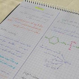 تصویر دفتر شطرنجی جزوه نویسی 80 برگ سایز آ4 طرح دریمز 