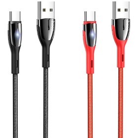 تصویر کابل تبدیل USB به USB-C هوکو مدل U89 طول 1.2 متر Hoco U89 Type-c Cable 1.2m