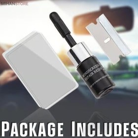 تصویر چسب ترمیم ترک شیشه 