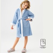 تصویر حوله تن پوش دخترانه مدل Pueri blue 