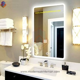 تصویر آینه بک لایت هوشمند میرور (Mirror) کد R128 