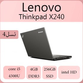 تصویر لپ تاپ استوک Lenovo Thinkpad X240 Core i5 Ram 4GB 