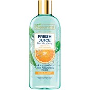 تصویر محلول پاک‌کننده آب‌رسان حاوی عصاره پرتقال 500 میلی‌لیتر | Bielenda Fresh Juice Orange Micellar Liquid 500 ml Plyn MICELARNY 