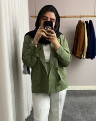 تصویر کت لینن عروسکی 