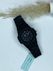 تصویر ساعت مچی مردانه داویکس کربن طرح پتک مشکی رفرانس 1001 Dovix