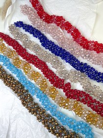 تصویر ریسه مو کرم و طلایی 