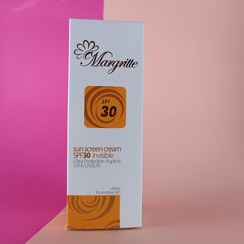 تصویر ضد آفتاب پوست حساس بی رنگ 50 میل spf 30 مارگریت 