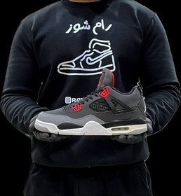 تصویر کتونی نایک جردن 4 مدل Air jordan 4 retro infrared 