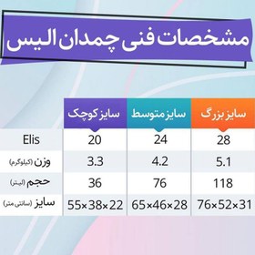 تصویر چمدان اکولاک مدل الیس 