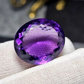 تصویر نگین درشت سنگ آمیتیست پاک معدنی کد S3653 