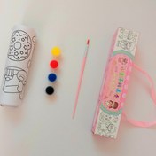 تصویر پک رنگ آمیزی رولی طرح دختر 