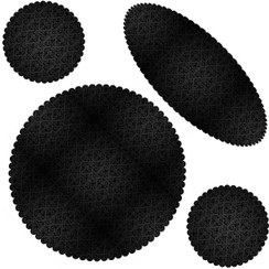 تصویر رانر رومیزی مخمل ست ۴ تکه رنس مدل S32-42509 