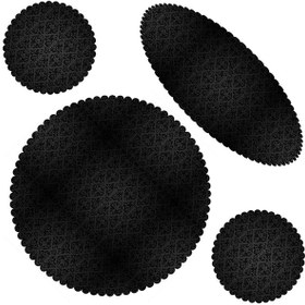 تصویر رانر رومیزی مخمل ست ۴ تکه رنس مدل S32-42509 