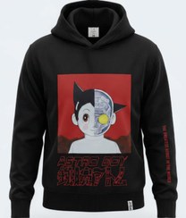 تصویر هودی مردانه Bershka طرح Astro Boy | کد H13 