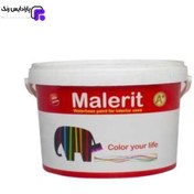 تصویر رنگ سفید اکریلیک نیمه براق کاپارول سطوح داخلی 3/5 کیلویی گالن مدل مالریت 