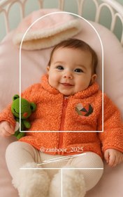 تصویر ژاکت خزدار بچه‌گانه Lupilu سایز ۲تا۶ماه 