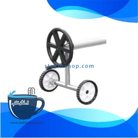 تصویر جمع کننده دستی روکش استخر استیل 