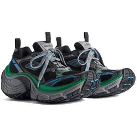 تصویر کتونی بالنسیاگا 10 ایکس لارج طوسی مشکی سبز Balenciaga cotton 10xl