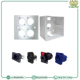 تصویر پنل نصبی soundco مدل T10-4 Soundco T10-4 Aluminium Panel