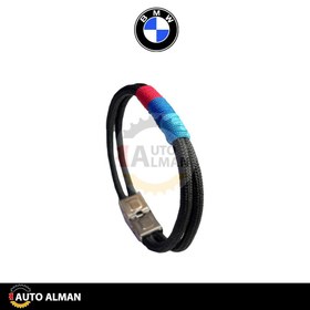 تصویر دستبند باریک BMW طرح ام 