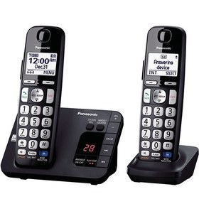 تصویر تلفن بی سیم پاناسونیک دوگوشی KX-TGE232B استوک 