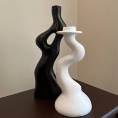 تصویر ست گلدان و شمعدان دفرمه 