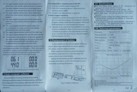 تصویر دیتا لاگر دما مدل GM 1366 