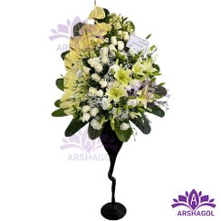 تصویر جام گل تسلیت کد a4003 