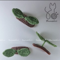 تصویر سنجاق سر طرح جوانه 