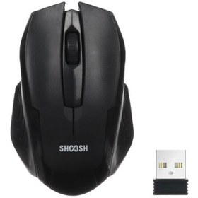 تصویر موس وایرلس بی صدا شوش SHOOSH M25WS Wireless Optical Mouse 2.4Ghz SHOOSH M25WS Silent