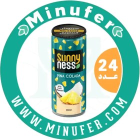 تصویر آبمیوه سانی نس پیناکولادا ۲۴۰ سی سی - باکس 24 عددی Suny Ness Pinacolada Drink - 240ml