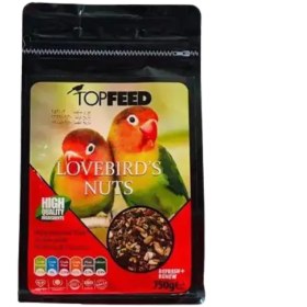 تصویر آجیل طوطی برزیلی برند Topfeed تاپ فید 750 گرمی 