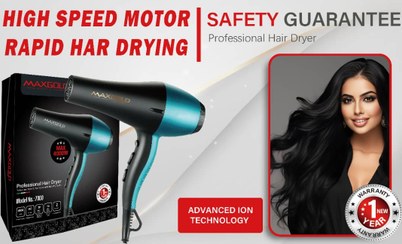 تصویر سشوار حرفه ای پرومکس گلد مدل FP-7000 توان 4000 وات Promax Gold FP-7000 professional hair dryer 4000w