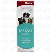 تصویر قطره تمیزکننده گوش سگ و گربه و حیوانات بایولاین Bioline Ear Care Mild Ear Cleaner & Deodorizers