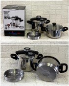 تصویر زود پز دوقلو 7+5لیتری یونیک پرو 