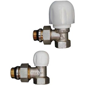 تصویر شیر رفت و برگشت رادیاتور برند تکسا مدل صادراتی Taksa Radiator Valves High End